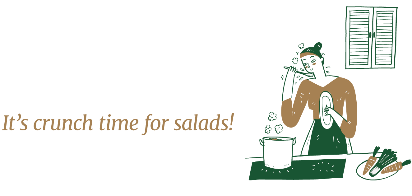 It's crunch time for salads!